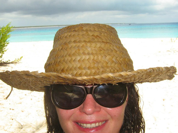 Lauren Johansson - beach time in Zanzibar!